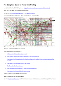 The Complete Guide to Trendline Trading