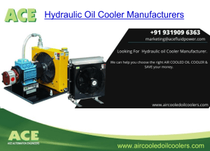 Hydraulic Oil Cooler Manufacturers