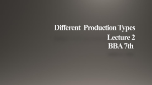 Types of Production chapter 02