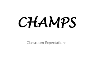 CHAMPS PowerPoint