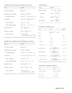 formula sheet