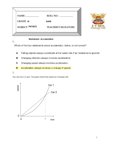 acceleration