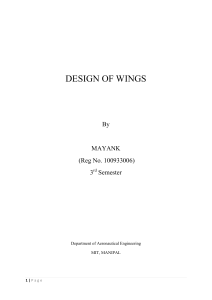 Wing Design: Parameters & Aerodynamics in RC Models