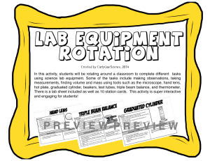 Lab Equipment Rotation
