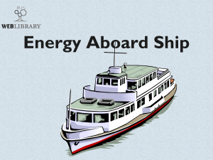 energy transfers on a ship