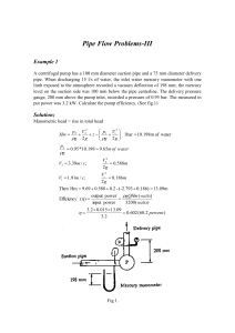 Pipe Flow Problems III Example From google