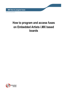 iMX Howto Program Fuses