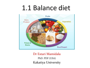 1 balanced diet