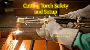 Cutting Torch Safety powerpoint