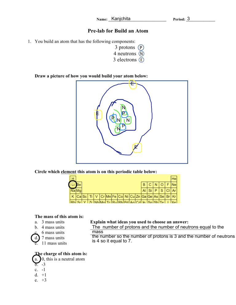 3 1 Atomic Structure And The Periodic Table