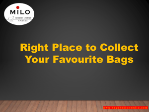 right place to collect your favroite bag
