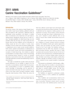 CanineVaccineGuidelines