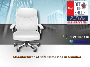Manufacturer of Sofa Cum Beds in Mumbai - Offtheshelf
