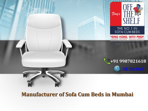 Manufacturer of Sofa Cum Beds in Mumbai - Offtheshelf