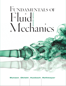 Fundamentals of Fluid Mechanics by Bruce R. Munson, Alric P. Rothmayer, Theodore H. Okiishi, Wade W. Huebsch