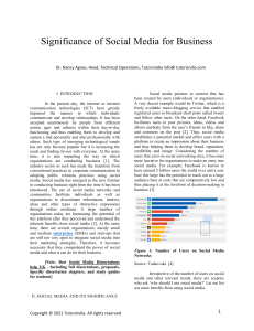 Significance of Social Media for Business (1)