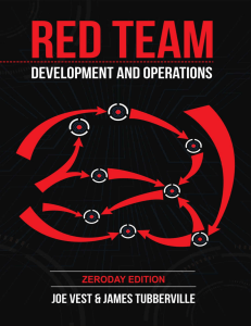 Red Team Development and Operations - A Practical Guide
