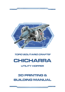 Chicharra manual from the Kickstarter campaign