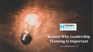 Reason Why Leadership Training Is Important