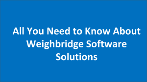 All You Need to Know About Weighbridge Software Solutions
