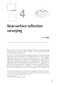 Near-Surface Reflection Surveying