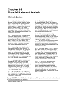 Managerial Accounting 17e Solutions Chapter 16