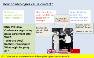 91 Lesson 2-Conflicting ideologies