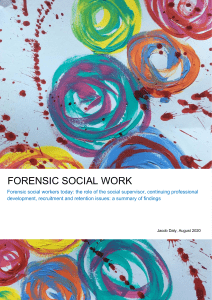 Forensic social work report