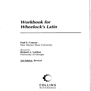Wheelock's Workbook Complete