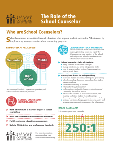 Counselor Role