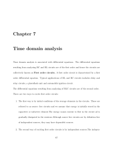 Time Domain Analysis (1)