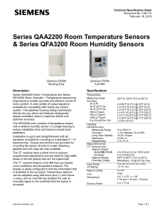 Series QAA2200 - Siemens