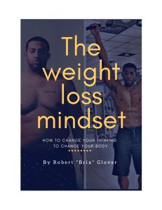 pdfcoffee.com the-weight-loss-mindset-pdf-free