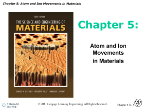 The Science and Engineering of Materials Chapter 5