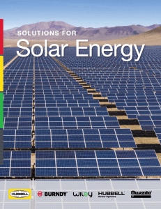 Hubbell Soluciones para Energia Solar 2021