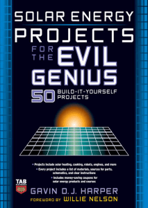 Solar Energy Projects for the Evil Genius - Gavin Harper - 1st Edition
