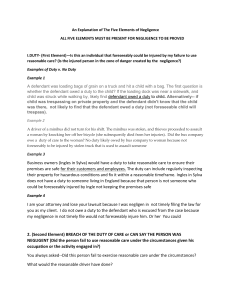 Five Elements of Negligence Explained | Law Study Guide