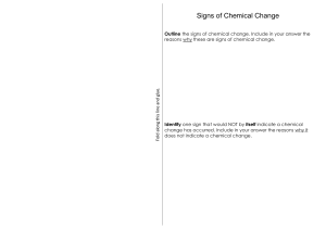 2 INB Signs of Chemical Change