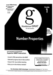 01 - The Number Properties Guide 4th edition