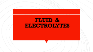 fluids and electrolytes