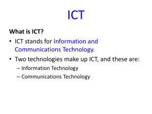 ICT PowerPoint Notes