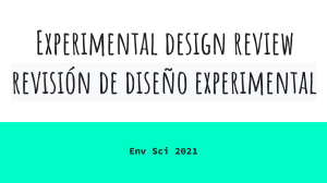 Experimental Design Review ppt