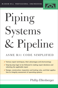Piping Systems & Pipeline ASME Code Simplified