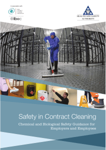Safety in Contract Cleaning