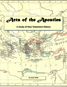 Acts of the Apostles – Study Guide - PDF Room