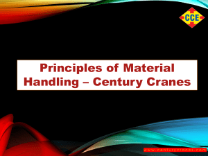 Principles of Material Handling - Century Cranes