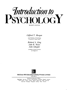 Introduction to Psychology seventh edition