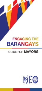Guide for Mayors - Enganging the Barangays