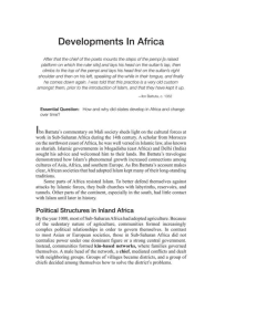 1.5 Developments in Africa AMSCO