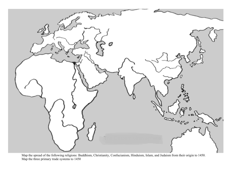 Map The Spread Of Religions Review